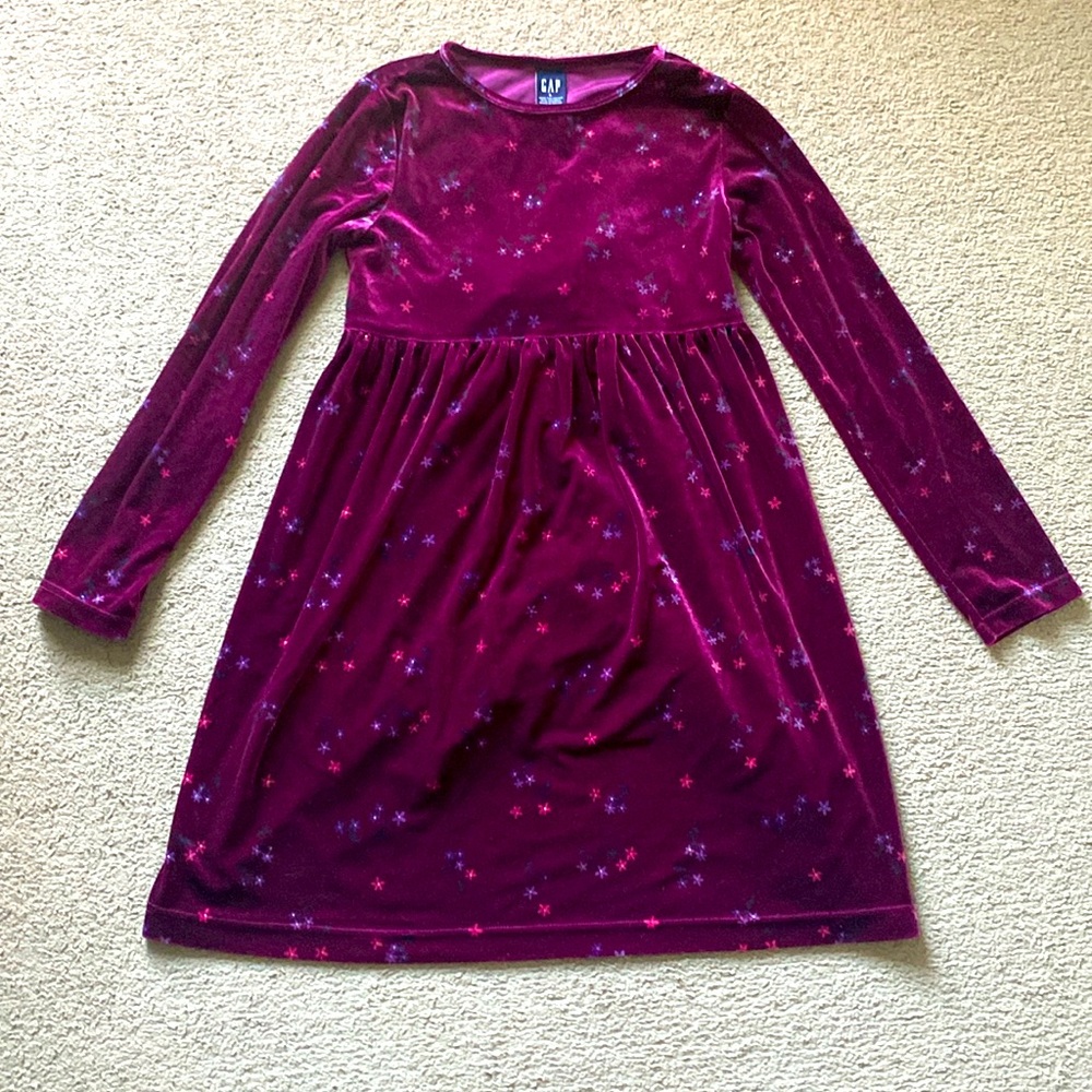 Gap Girl Velvet Dress
